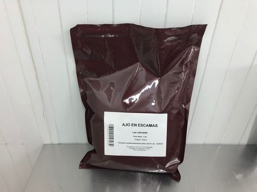 Ajo en escamas